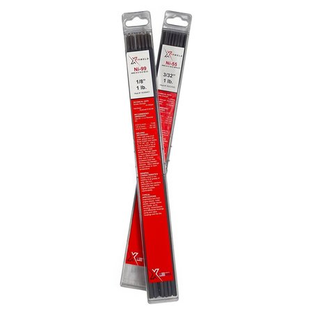 XTRWELD SELECT NI 99 Filler Metal, 5/32, Nickel Alloys, 1 lb Display Pack SENI99156-1DP